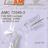 Advanced Modeling AMC 72040-2 IAB 500 nuclear training bomb w/ BD3-56 rack 1/72