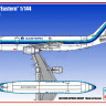 Восточный Экспресс 144146-1 Airbus A300B4 EASTERN (Limited Edition) 1/144