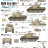 Star Decals 35-C1081 Israeli AFVs # 5. Build on M4A1, M4A3 and M4A4 Sherman hulls. M50 Super Sherman. Six Day War in 1967. Previously sold as Bison-Decal 35165 1/35