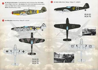 Print Scale 48-162 Messerschmitt Bf 109G Early Aces (wet decals) 1/48