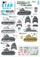 Star Decals 35-C1215 German tanks in Norway & Finland # III Beute-Somua tanks. Pz.Kpfw. 35(S) 735 (f) 1/35