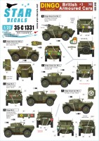 Star Decals 35-C1331 British Armoured Cars # 3.Dingo Scout Car. From BEF to VE-Day 1/35