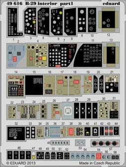Eduard 49616 B-29 interior S.A.
