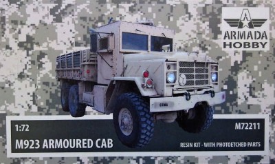 Armada Hobby M72211 M923 oured Cab (resin kit &amp; PE parts) 1/72