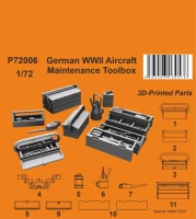 CMK P72006 German WWII Aircraft Maintenance Toolbox 1/72
