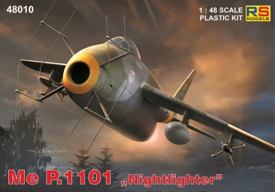 Rs Model 48010 Me P.1101 Nightfighter (2x Luftwaffe, RAF) 1/48