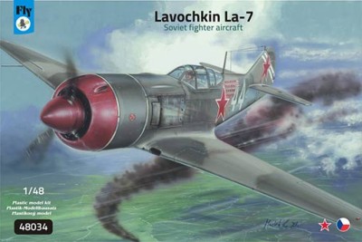Fly model 48034 Lavochkin La-7 (3x camo, ex-GAVIA) 1/48