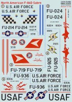 Print Scale C72482 F-86D Sabre Dog (wet decal) 1/72