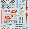 Print Scale C72482 F-86D Sabre Dog (wet decal) 1/72