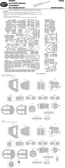 New Ware NWA-M0677 1/48 Mask He 111 H-6 EXPERT (REV 03863)