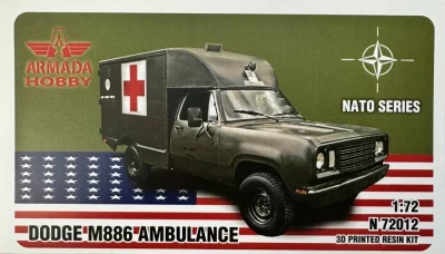 Armada Hobby N72012 Dodge M886 Ambulance (3D resin kit) 1/72
