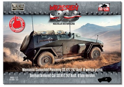 First To Fight FTF-72121 Sd.Kfz. 247 Ausf. B late German armored car 1/72