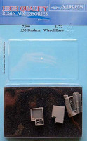 Aires 7200 J35 Draken wheel bays 1/72