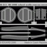 Eduard 48511 Bf 109E wheel wells canvas cover TAM