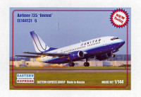Восточный Экспресс 144131-6 1/144 Авиалайнер 737-500 United