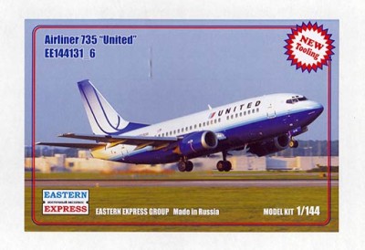 Восточный Экспресс 144131-6 1/144 Авиалайнер 737-500 United
