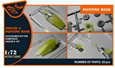 Clear Prop CPA72060 Jaguar A Painting Mask (HOBBYB) 1/72
