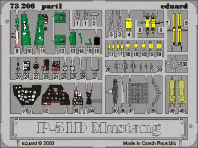Eduard 73206 P-51D TAM 1/72 (распродажа)