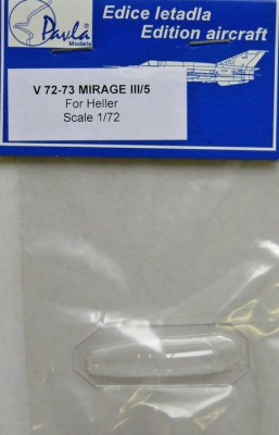 Pavla Models V72-73 MIRAGE III/5 for Heller 1:72