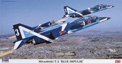Hasegawa 09636 Самолет Mitsubishi T-2 &quot;BLUE IMPULSE&quot; (HASEGAWA) 1/48