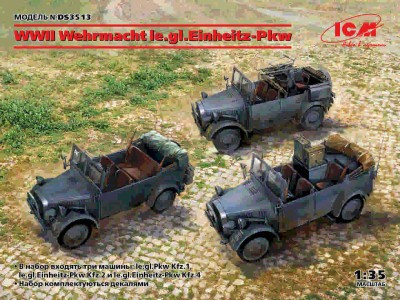 ICM DS3513 Легкие вездеходы Вермахта IIМВ 1/35