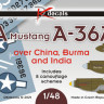 Dk Decals 48040 P-51A Mustang, A-36A Apache in Asia (8x camo) 1/48