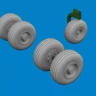 Eduard 6481138 BRASSIN Jaguar GR.1 / GR.1A wheels (AIRF) 1/48