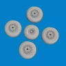 Eduard 6481138 BRASSIN Jaguar GR.1 / GR.1A wheels (AIRF) 1/48