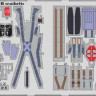 Eduard 32729 1/32 Фототравление привязные ремни Su-25UB Frogfoot B seatbelts