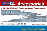 AML AMLA72092 IAI Kfir RC-2 w/ Tsniut Meshopar camera nose 1/72