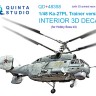 Quinta Studio QD+48358 Ка-27ПЛ, Учебно-тренировочный (Hobby Boss) (с 3D-печатными деталями) 3D Декаль интерьера кабины 1/48