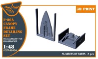 Clear Prop CPA48056 F-86A Canopy frame detailed set (CLPR) 1/48