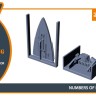 Clear Prop CPA48056 F-86A Canopy frame detailed set (CLPR) 1/48