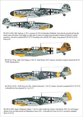 Aims AIMS32D030 Messerschmitt Bf-109G-4 (as found in set 32P016) [Messerschmitt Bf-109G-2/4] 1/32