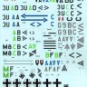 Aims AIMS72D025 Stab Messerschmitt Bf-110's' (22 Options plus full national insignia for 3 aircraft) Option 1/72 Aims AIMS72D025 Stab Messerschmitt Bf-110's' (22 Options plus full national insignia for 3 aircraft) Option 1/72