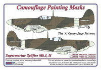 AML AMLM73006 Mask Supermar.Spitfire Mk.I,II Camouflage 'A' 1/72