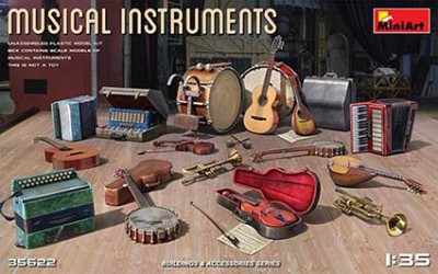 Miniart 35622 1/35 Musical Instruments