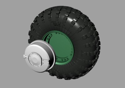 SP Designs SP-267 БТР-60ПБ колеса, ступица среднего типа 2
