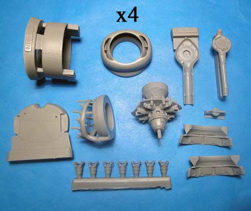 Vector VDS48-078 B-24 двигатели и капоты 1/48