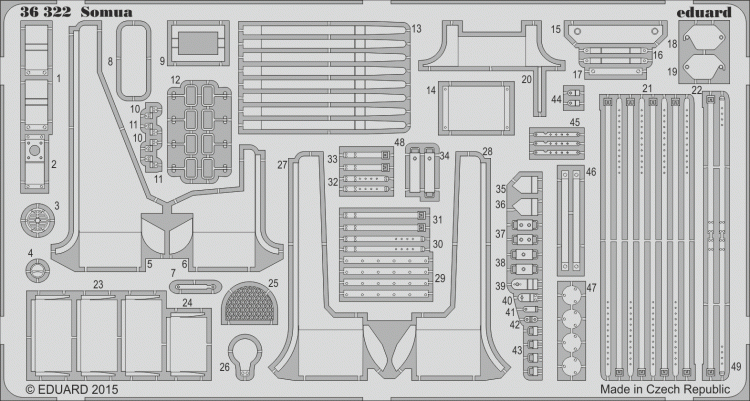Eduard 36322 Somua 1/35
