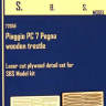 Sbs Model 72058 Piaggio Pc-7 - wooden trestle (laser cut) 1/72