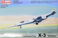Az Model 75097 X-3 Stiletto American Experim.Plane (3x camo) 1/72