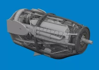 Eduard 6481036 BRASSIN P-38F/G left engine PRINT 1/48
