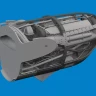 Eduard 6481036 BRASSIN P-38F/G left engine PRINT 1/48