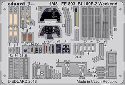 Eduard FE893 Bf 109F-2 Weekend 1/48