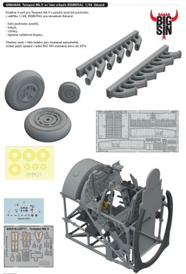 Eduard SIN64856 BIGSIN 1/48 Tempest Mk.V w/ late wheels ESSENTIAL