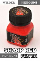 Wilder HDF-NL-15 SHARP RED FILTER Фильтр ярко-красный (Wilder) 50мл