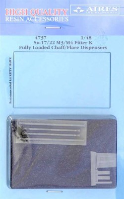 Aires 4737 Su-17/22 M3/M4 Fitter K fully loaded chaff 1/48