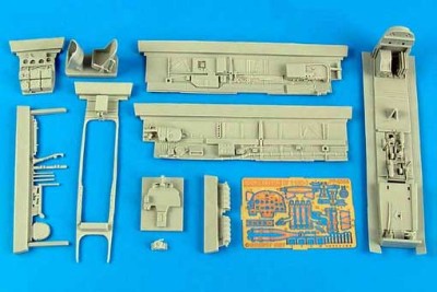 Aires 4586 Bf 110D-3 cockpit set 1/48