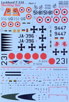 Print scale 72-270 Lockheed T-33A Shooting Star (wet decals) 1/72